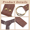 1Pc PU Leather Wrap Around Chain Belts AJEW-CL0003-70A-6