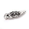 Tibetan Style 304 Stainless Steel Pendants STAS-P305-60AS-3