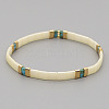 Bohemian Glass Seed Beaded Stretch Bracelets JM4508-69-1