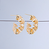 Stylish Brass Stud Earrings AK1364-3