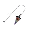 Gemstone Pointed Dowsing Pendulums PW-WGD4C0F-11-1