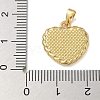 Rack Plating Brass Pave Shell Pendants KK-K392-52G-3