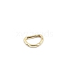 D-shaped Zinc Alloy Spring Ring Clasps PW-WGC1CD5-02-1