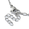 Non-Tarnish 316 Surgical Stainless Steel Figaro Chain Bracelets for Women BJEW-D023-03P-3