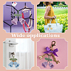 6Pcs 6 Colors Handmade Cotton Yarn Crochet Lily of the Valley Pendant Decorations DIY-FG0006-90-6