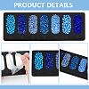 4Pcs Acrylic Bead Design Boards FIND-BC0013-08A-4
