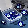 12Pcs 3 Style Handmade Lampwork Evil Eye Pendants LAMP-LS0001-15-5