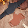 Olycraft 2Pcs 2 Colors PU Leather Folding Knife Protective Case AJEW-OC0005-13-4