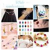 100Pcs 20 Colors Acrylic Pendants PALLOY-PH01746-5