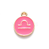 Alloy Enamel Pendants ENAM-S124-01B-03K-2