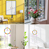 1Pc Colorful Glass Beaded Woven Net Suncatchers AJEW-CY0001-95C-5