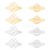 8Pcs 4 Style 201 Stainless Steel Pendants STAS-DC0001-54-2