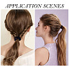 Polyester Hair Accessories OHAR-TADJ0099-01-7