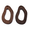 Natural Wenge Wood Big Pendants WOOD-T023-60-2