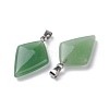 Natural Green Aventurine Pendants G-C110-05E-P-2