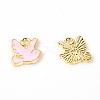 Zinc Alloy Enamel Charms PALLOY-TAC0022-10A-1