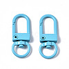 Spray Painted Eco-Friendly Alloy Swivel Snap Hooks Clasps PALLOY-YW0001-26-NR-3