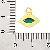 Rack Plating Brass Micro Pave Cubic Zirconia Charms KK-F881-04G-06-3