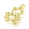 Brass Pendants KK-V007-27G-2