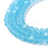 Transparent Glass Beads Strands EGLA-A044-T8mm-MB08-4