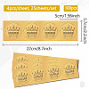 Self Adhesive Gold Foil Embossed Stickers DIY-WH0575-007-2