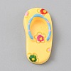 Opaque Resin Cabochons RESI-WH0077-30D-1
