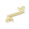 Rack Plating Brass Connector Charms KK-P245-07G-Z-2