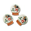 Single Face Printed Wood Pendants LS-WOOD-H102-02I-1