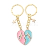 2Pcs Alloy Enamel Charm Keychains KEYC-JKC01092-1