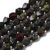 Natural Dragon Blood Beads Strands G-Z119-A17-02-3