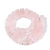 Natural Rose Quartz Beads Strands G-T139-8x8-05A-2