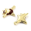 Alloy Enamel Pendants FIND-G062-04G-02-2