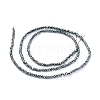 Electroplate Glass Beads Strands EGLA-F149-FR-02-4