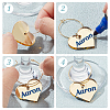 Acrylic Heart Wine Glass Charms AJEW-AB00116-5