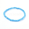 Glass Seed Beads Stretch Bracelets BJEW-JB06291-02-3