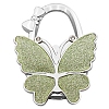 Glitter Butterfly Zinc Alloy Crystal Rhinestone Bag Hanger BAGH-F001-A06-1