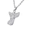 Non-Tarnish Stainless Steel Pendant Necklaces PW-WG28380-01-4