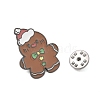 Christmas Theme Zinc Alloy Enamel Pin Brooch for Backpack Clothes JEWB-R003-02EB-08-3