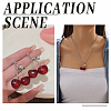 12Pcs Transparent Resin Pendants FIND-SC0019-48-6