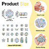 100G Opaque Acrylic Beads OACR-TA0003-75-5