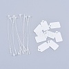 Rectangle Jewelry Display Paper Price Tags CDIS-F001-01-1