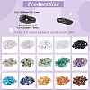 15 Styles Natural & Synthetic Mixed Gemstone Chips Beads G-PA0002-01-2