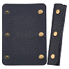 4Pcs Detachable PU Imitation Leather Bag Handle Wrap PURS-BBC0001-08A-1