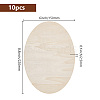 Unfinished Beech Wooden Blank Slices WOOD-WH0124-47A-2