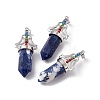 Natural Sodalite Big Pointed Pendants G-I342-01P-05-1