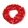 Opaque Glass Beads Strands GLAA-N019-4mm-02-2