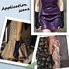 Half Finger Patent Leather Shiny Fingerless Gloves AJEW-WH20080-06B-3
