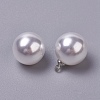 Resin Imitation Pearl Pendants RESI-WH0008-17A-1