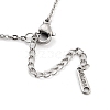 304 Stainless Steel Pendant Necklaces NJEW-P306-03P-3