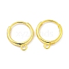 Brass Hoop Earring Findings KK-L211-021G-1